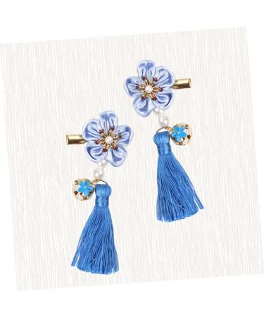 ibasenice 1 Pair Girl Barrettes Clip Bows Hair Clips Party Hair Clip Tassels Barrettes Kids Hair Clips for Girls Bow Hair Clips Hair Clip for Han Chinese Clothing Filler Japanese-style Child - Buy Online on GoSupps.com