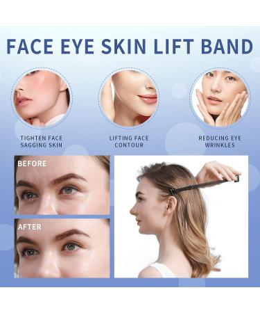 Facelift Bands with Clips - Reusable Hairpin Facial Lifting Straps - Adjustable Elastic Bands for Instant Eye Wrinkle Removal (5pcs) - Black - Buy Online on GoSupps.com