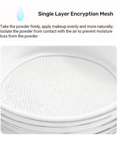 Water-based loose powder with herbal essence and 45% water content moisturizing loose powder lasting oil control setting transparent matte finish - Buy Online on GoSupps.com