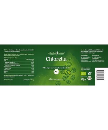 Chlorella Bio Pressing - 1060 Organic Tablets | 500mg High-Dose | 3+ Months Supply | Made in Germany DE- KO-006 - Buy Online on GoSupps.com