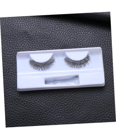 FOMIYES Cross Fake Lashes Cross False Eyelash Women Fake Eyelash Shiny Eyelashes Long Thick Eyelashes Glitter Powder Fake Eyelashes Makeup Dense - Buy Online on GoSupps.com