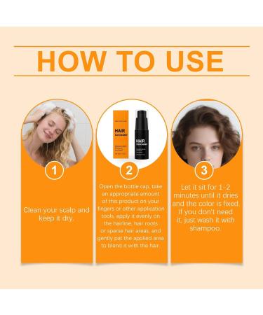 BRVLY Lefron Hair Concealer Root Touch Up Color for gray coverage and slimming hair waterproof and sweatproof covering cream for men and women 1 - Buy Online on GoSupps.com