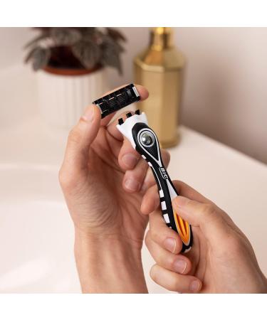 BIC Hybrid 5 Flex Men's Razor Kit with Nano-Tech Titanium 5-Blade Refills - 3 Piece Set - Buy Online on GoSupps.com
