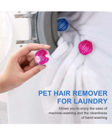 Pet Hair Remover for Laundry - 12 Reusable Washing Balls | Easily Remove Pet Hair from Clothes - Buy Online on GoSupps.com