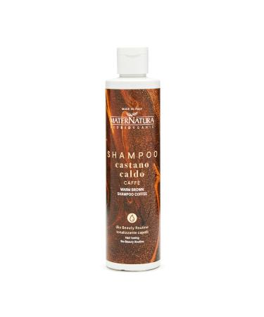Maternatura, Warm Brown Coffee Shampoo, Toning Shampoo Ideal for Golden and Hazelnut Shades, Moisturizing, Organic Beauty Routine for Warm Brown Hair, Made in Italy - 250 ml