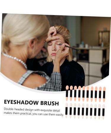 Hemoton 60 Pcs Eyeshadow Brush Kit Professional Double- End Eyeshadow Brushes Eye Shadow Sponge Applicator - Buy Online on GoSupps.com