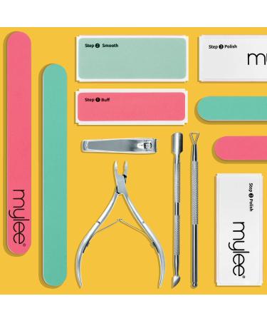 Mylee Stainless Steel Dual Tool Cuticle Pusher & Nail Cleaner - Buy Online on GoSupps.com