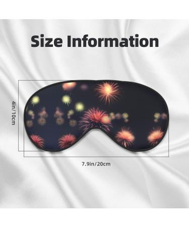 Buy Explosion Firework 3D Print Soft Eye Mask - Stylish Sleep Mask for Men & Women - Perfect for Travel & Sleeping - Buy Online on GoSupps.com