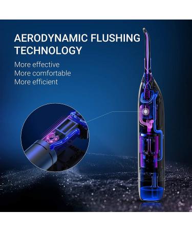 Oclean W1 Air Flosser - Portable Rechargeable Oral Shower with 3 Modes | Professional Teeth Cleaning | Purple Violet - Buy Online on GoSupps.com