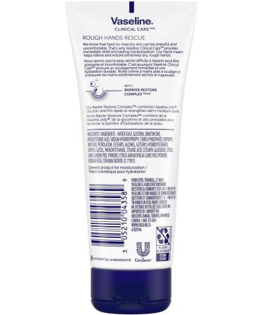 Vaseline Clinical Care hand Cream for Sensitive and Dry Hands Rough Hands Rescue Hypoallergenic 100 Ml 100 Milliliters - Buy Online on GoSupps.com