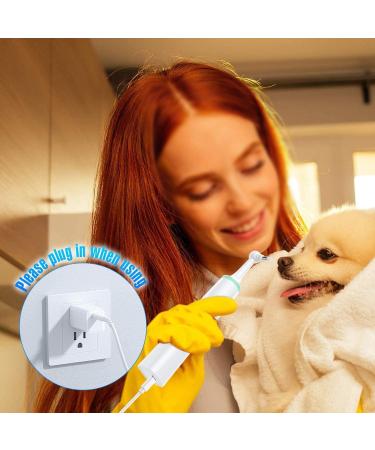 Dog Electric Tooth Polisher Pet Dental Calculus Plaque Remover Tool Electric Kit with 4 Brush Head 5 Cleaning Tools Household Dental Tartar Calculus Remover for Pet Puppy Cat(Size:Green) - Buy Online on GoSupps.com