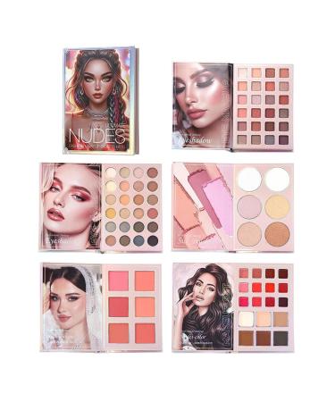 Palette Maquillage Livre Voyage Palette de Maquillage Visage de Contour Visage Pour tudiants Voyageurs D butants Quotidien F tes Mariage Et