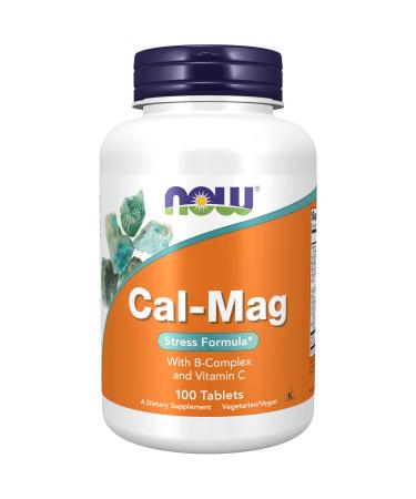 Now Foods Cal-Mag Stress Formula 100 Tablets - PACK OF 2