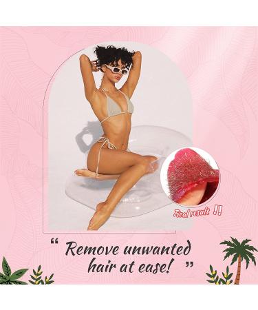 300g Hard Wax Beads - Ajoura Wax Beans for Coarse Hair Removal | Brazilian Bikini, Full Body, Face, Eyebrow, Armpit, Leg, Back, Chest | Rose Pink Wax for All Wax Warmers - Buy Online on GoSupps.com