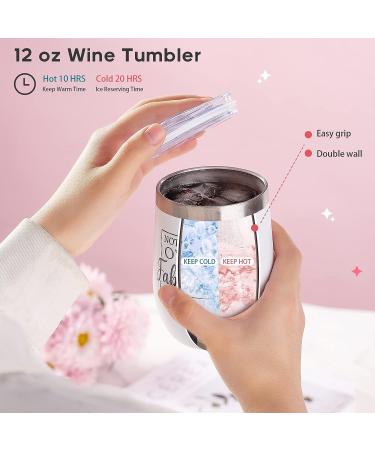 Birthday Gifts for Women - Spa Gift Basket with Wine Tumbler | Unique Gift for Her - Mom, Sister, Wife | Mother's Day, Birthday Ideas for Women Who Have Everything - Buy Online on GoSupps.com