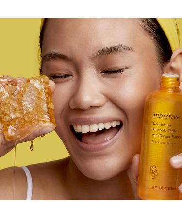 Innisfree Ginger Honey Nourishing Ampoule Toner - 6.76 fl oz - Face Treatment - Buy Online on GoSupps.com