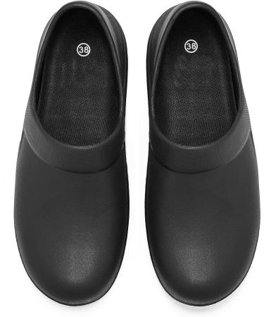 Alcubieree Women's Non Slip Work Shoes - Slip Resistant, Waterproof, Oil-Proof - Ideal for Nurses, Chefs, and Restaurant Crews - Size 8, Black - Buy Online on GoSupps.com