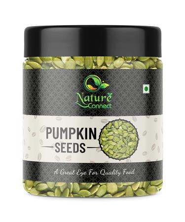 Nature Connect Raw Pumpkin Seeds - 250 gms. Protein and Fiber Rich Superfood For Eating_Packing May Vary