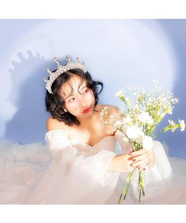 Pink Tiara - Vintage Rhinestone Crown for Women & Girls - Prom Queen, Birthday, Pageant, Quinceanera - Renaissance Costume - Gold - Buy Online on GoSupps.com