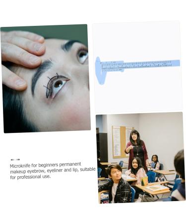 FRCOLOR 4 Pcs Eyebrow Ruler Guitar Kits Microblading Supplies Eyebrow Measuring Device Miss Make up Template - Buy Online on GoSupps.com