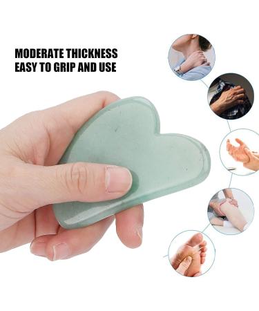 Shop Heart-Shaped Aventurine Gua Sha Facial Tool - Exquisite Stone for Face & Body Care | International Shipping Available - Buy Online on GoSupps.com