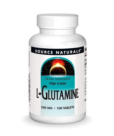 Source Naturals L-Glutamine 500 mg 100 Tablets
