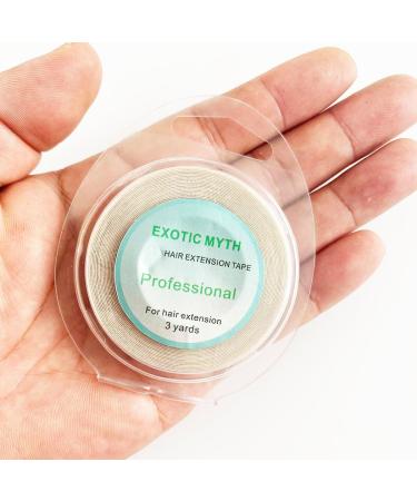 Double Sided Hair Extension Tape - 3+ Months Hold Time, 10mmx3yards White - Buy Online on GoSupps.com