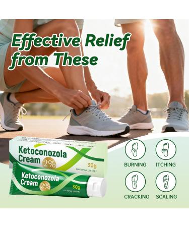 ULARCS Ketoconozola Cream Non-Irritating Cream 2% For All Skin Types 1oz - Buy Online on GoSupps.com