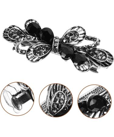 Beaupretty Accessories rhinestone hair clip aesthetic hair accessories bling hair clips for women Fancy hair clips rhinestones hair clip Hair jewelry for wedding Miss bow tie Metal Wedding - Buy Online on GoSupps.com