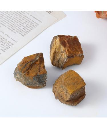 XIANNVXI Tigers Eye Crystal 1.77-2.17 Raw Stone - Natural Healing Crystal for Collectors & Beginners - Buy Online on GoSupps.com