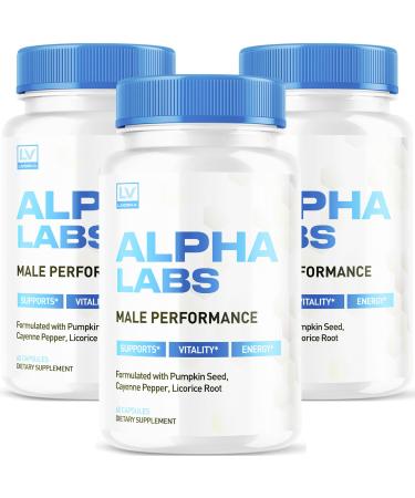 (3 Pack) Alpha Labs Alpha Labs Capsules AlphaLabs Alfa Labs Alpha Labs Max Performance Advanced Formula Alpha Labs Alpha Strenght Labs Alpha Lab Alfa Labs Capsules 180 Capsules for 3 Months