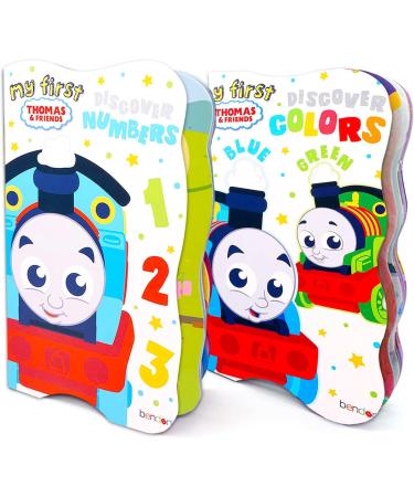 Thomas the Train Board Books and Friends Toothbrush Set for Kids - Fun Toiletries Bundle with Flossers, Stickers, and More! (Dental Kit Play Set) - Buy Online on GoSupps.com