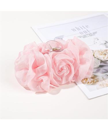 amangul Chiffon Hair Clips -Slip Large Hair Clamps Cute Hair Catch Hair Pins Barrettes Strong Hold Hairpin for Girls(Black) - Buy Online on GoSupps.com