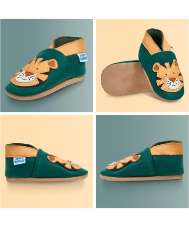 Adel Tiger Baby Shoes | Soft Sole Leather Toddler Shoes for Baby Boys and Girls 0-6 Months - Buy Online on GoSupps.com