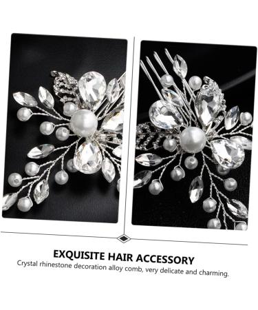 MAGICLULU 1 PC Alloy Hair Comb Creative Hair Prop Elegant Headdress Charming Bridal Headdress Hair Comb for Women Handmade Headdress Unique Head-wear Exquisite Comb Sweet Hair Supply - Buy Online on GoSupps.com