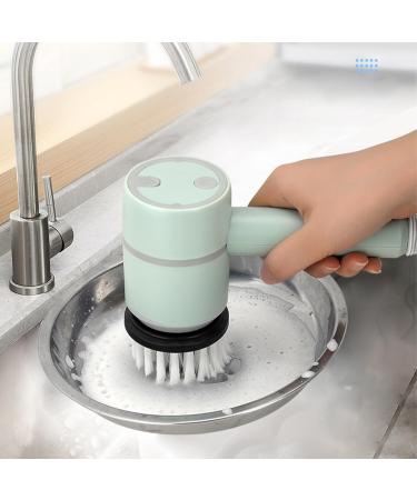 Cordless Shower Scrubber Effective Cleaning Electric Grout Brush Effortless Cleaning Rechargeable Scrubber Multifunctional Brush Head Electric Cleaning Brush Cordless Power Cleaning Brush for Tiles Green - Buy Online on GoSupps.com