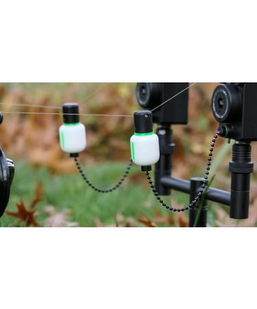 Buy New Direction Tackle White Bobbin T3 Pro - 2 Rod Set with Black Chain & Adjustable Line Clip | Ideal for Carp Fishing - Buy Online on GoSupps.com