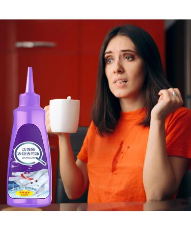 Garment Stubborn Stain Cleaner - Fabric Cleaner | 120ml Instant Wash Fabric Stain Remover Removes Oil Paint Blood Ink Coffee Pet Stains Riastvy - Buy Online on GoSupps.com