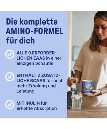 Buy Braineffect EAAs & BCAAs - All 11 Amino Acids Sugar-Free with Stevia Thyroid Support Inulin for Absorption - 270g Mango Ananas Flavor - Buy Online on GoSupps.com