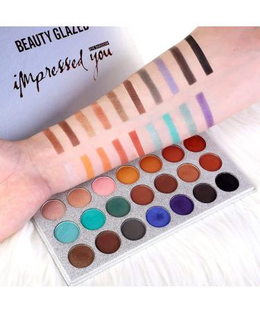 35 Colors Eyeshadow Palette - Professional Glitter & Matte Highlighter Waterproof Long-Lasting Pigment for Stunning Eye Makeup - Buy Online on GoSupps.com