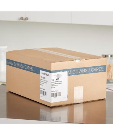 McKesson Disposable Exam Gown - Mauve Short Sleeve Unisex - 50 Count | 21x 30 One Size Fits Most - Buy Online on GoSupps.com