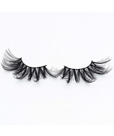 TEESTOU 25MM Mink Lashes Strip - Long, Thick, Wispy, Fluffy - 8 Pairs for Halloween - Buy Online on GoSupps.com