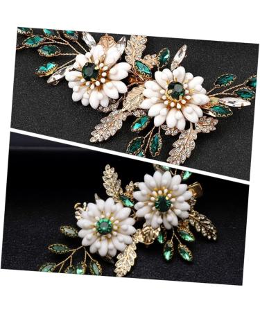 POPETPOP Hair Clips for Women Hair Accessories Flower Hairpin Hairpin Metal Hairpin Hair Clips Decoration Bridal Hair Clips Wedding Hair Clips Bride Hair Clips Women Hairpins - Buy Online on GoSupps.com
