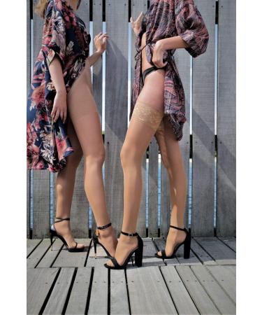 Buy Hostess Hold-Up Compression Stockings 8-15 mmHg | Summer Tan | High-Quality Nylon 35 Den | International Shipping Available  - Buy Online on GoSupps.com
