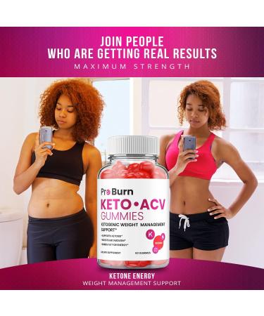 Pro Burn Keto Plus ACV Gummies with B12 and Beet Root Juice - 60 Gummies - Buy Online on GoSupps.com