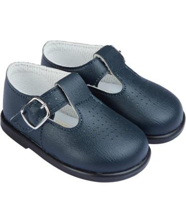 Early Days Baypods Toddler Shoes - Hard Sole First Walking Shoes for Baby Boys & Girls | Anti-Slip Sole First Walkers - 6 UK Child Navy - Buy Online on GoSupps.com