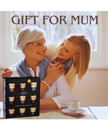 JOLAFUNBS Coffee Gifts - Instant Coffee Hamper | 9x Flavoured Coffee Mini Travel Takeout Cups | Irish Cream Caramel & More- Christmas Gifts For Men Women | Drink Gift For Coffee Lover Gift Card - Buy Online on GoSupps.com