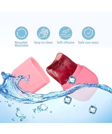 Ice Roller for Face Eyes and Neck - Skin Beauty Care Kit for Natural Glow, Acne Reduction, De-Puffing Eye Bags - Cold Therapy Massage Tool (Pink) - Buy Online on GoSupps.com