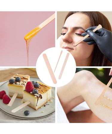 300 Wooden Wax Spatulas for Hair Removal - Disposable Cosmetic Sticks in 3 Styles | Best Hair Removal Solution - Buy Online on GoSupps.com
