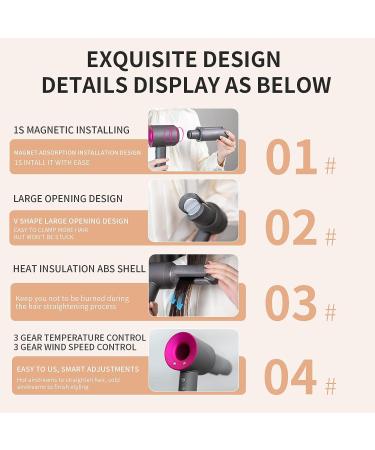 Nekuma Hair Straightener Attachment for Dyson Supersonic - Compatible with HD01-HD08 Models (Attachment Only) - Buy Online on GoSupps.com